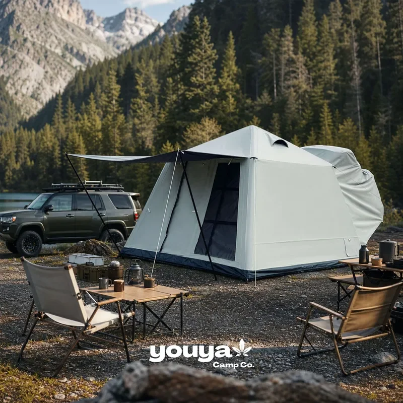 Xingmeng SUV Tail Tent Self Driving Connection Sunshade Canopy Camping Tent Source Factory One Piece