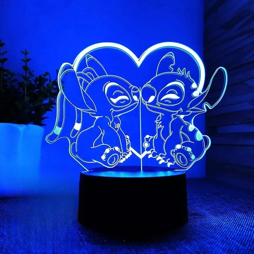 2025 جديد ثلاثية الأبعاد الوهم غرزة ضوء الليل اللمس الذكي غرفة الاطفال مصباح ديكور عيد ميلاد عيد الحب هدية الكريسماس