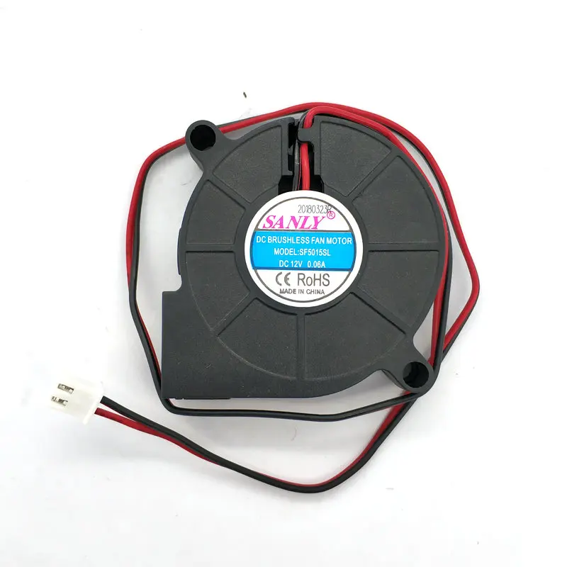 

New Mute Cooling Fan for Humidifier SF5015SL DC12V 0.06A DC24V 2Lines