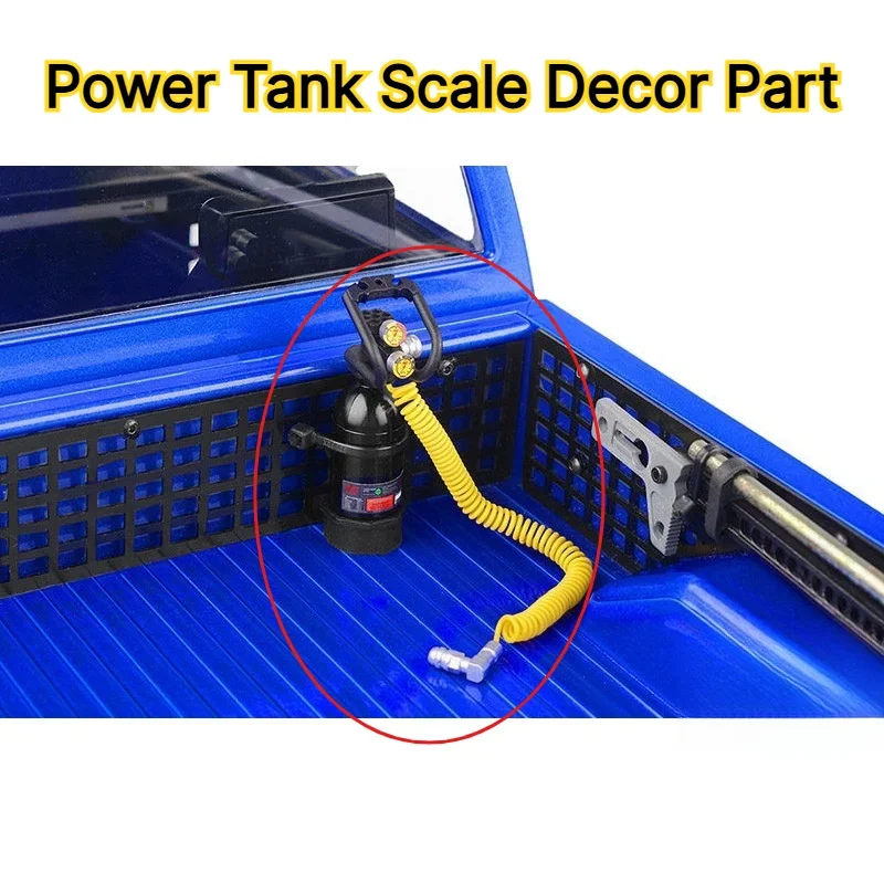 1/10 RC Scale Crawler Diorama Scene Component custom Black Power Tank For RC4WD Z S0278 RC Model Hobby Landscape Decor Accessory
