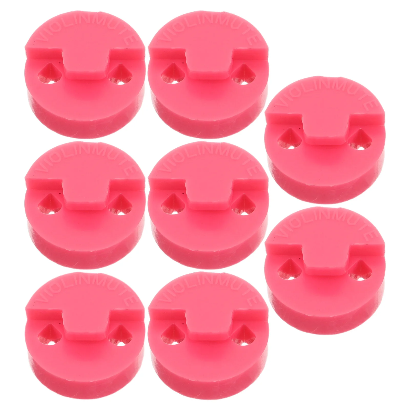 8 قطعة المطاط الكمان كتم مجموعة ممارسة ملحق لينة الخمار الضوضاء المخفض العالمي صالح الكمان كتم كامل الحجم سلسلة المرطب