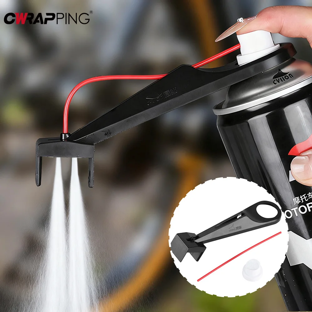 

Bicycle Chain Cleaner Motorcycle Maintenance Stand Spray Tool Oiler Gear Lube Accessories Applicator Mess-free Wax Bearing Bike