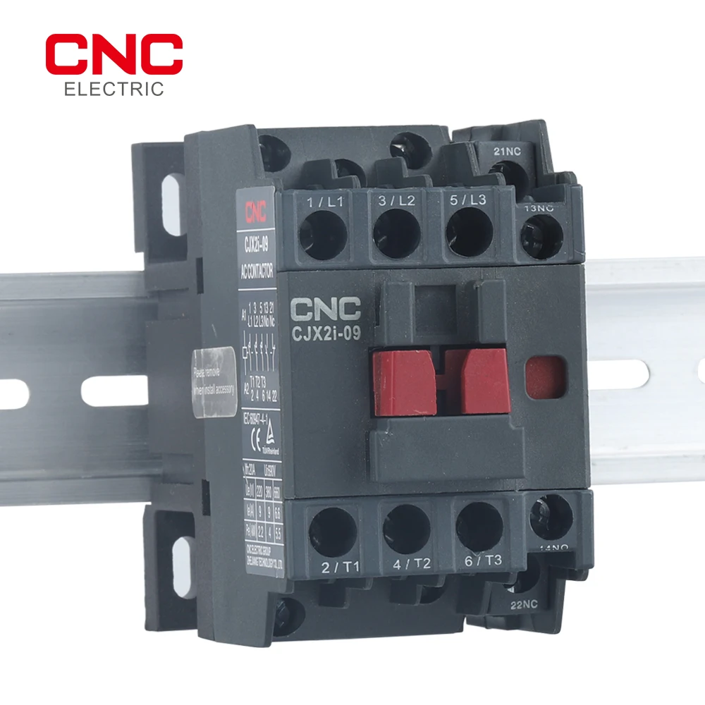 CNC CJX2s/CJX2i 3Phase 3Pole AC Contactor 1NO+1NC Coil Voltage 220v 50/60 Hz 9A/12A/18A/25A/32A