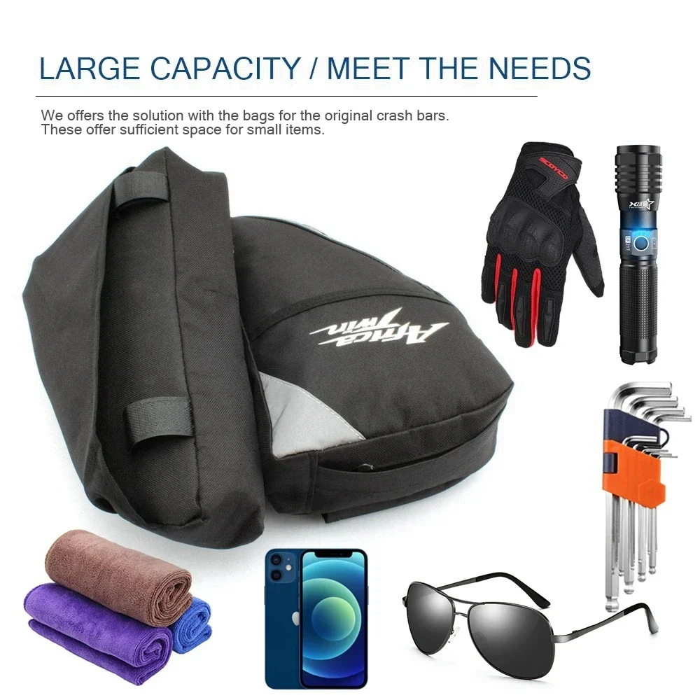

For Honda CRF1000L Africa Twin CRF1000L Adventure Sports Motorcycle Frame Crash Bars Waterproof Bag Repair Tool Placement Bag