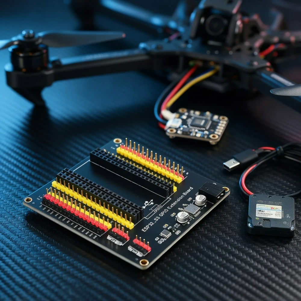 ESP32 S3 GPIO Expansion Breakout Board DC Power Supply Digital IO Pins ESP32 IoT Board for Embedded System Robotics Sensor