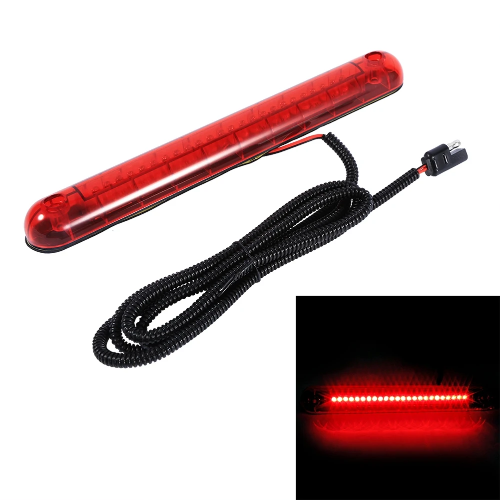 Universal Red 24 LED Car High Mount Third 3RD Brake Stop Tail Light Lamp 12V Car LED Brake Light 24 LED Brake Light