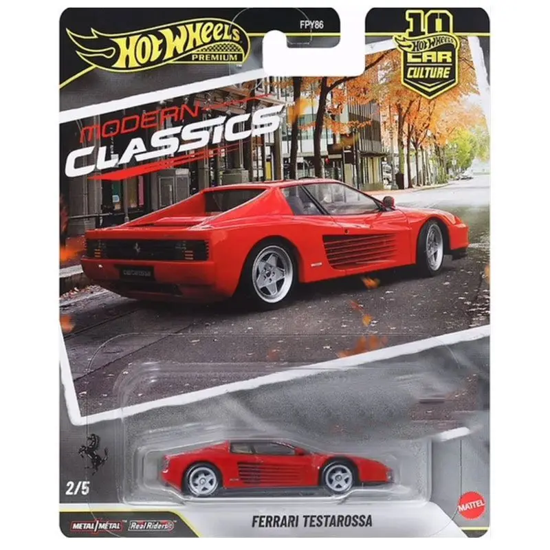 Original 2026 Hot Wheels Premium FPY86-S Car Model Ferrari