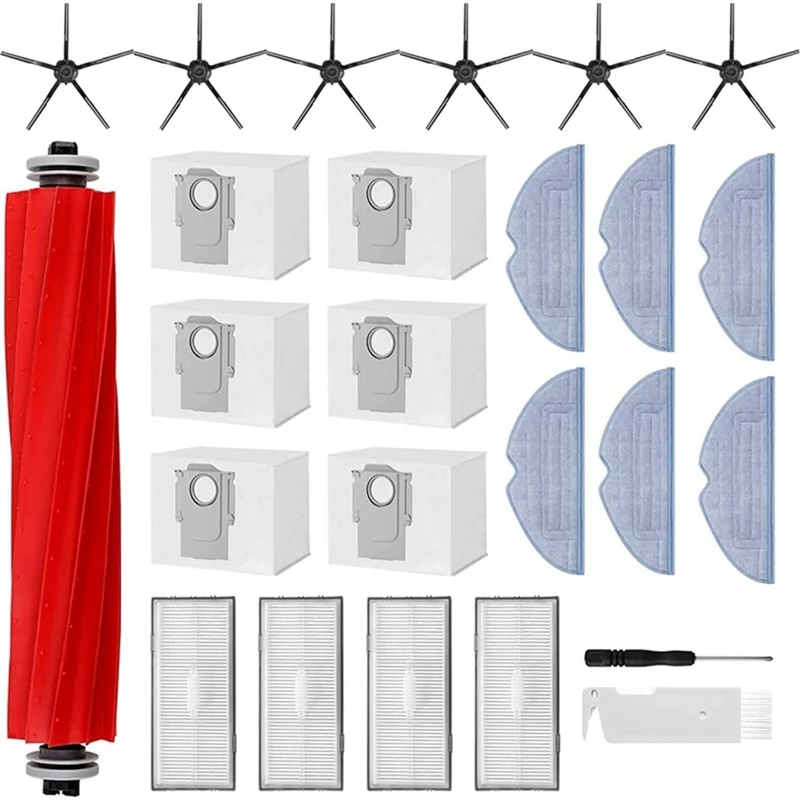 

【Today Only@】For Roborock S7 Pro Ultra/S7 Maxv Ultra Accessories Main Brush Hepa Filter Mops Robot Vacuum Cleaner Parts Tools