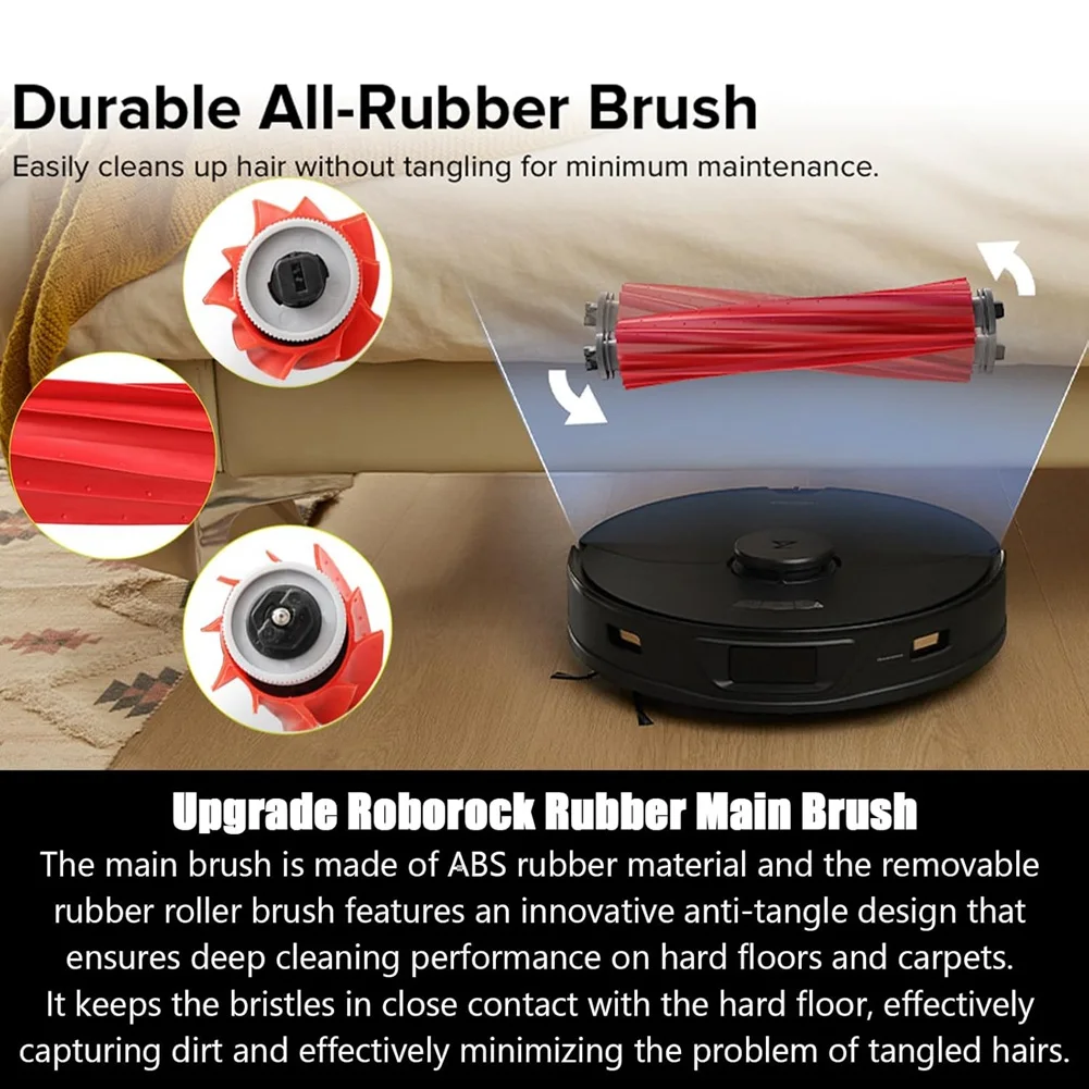 Brosse latérale principale pour aspirateur robot, filtre Hepa, vadrouille, gril, Roborock S7, S7 +, MaxV, S7 MaxV Plus, T7S, T7 Plus, T7S Plus