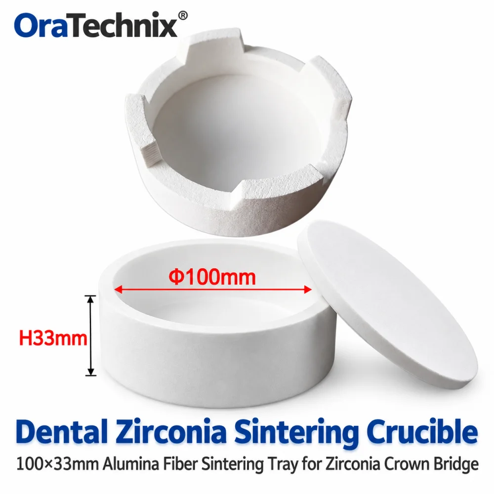 1PC Dental Ceramics Sintering Crucible Tray High Temperature Dental Lab Sintered Disc Resistance Stable Sintered Bead Tray