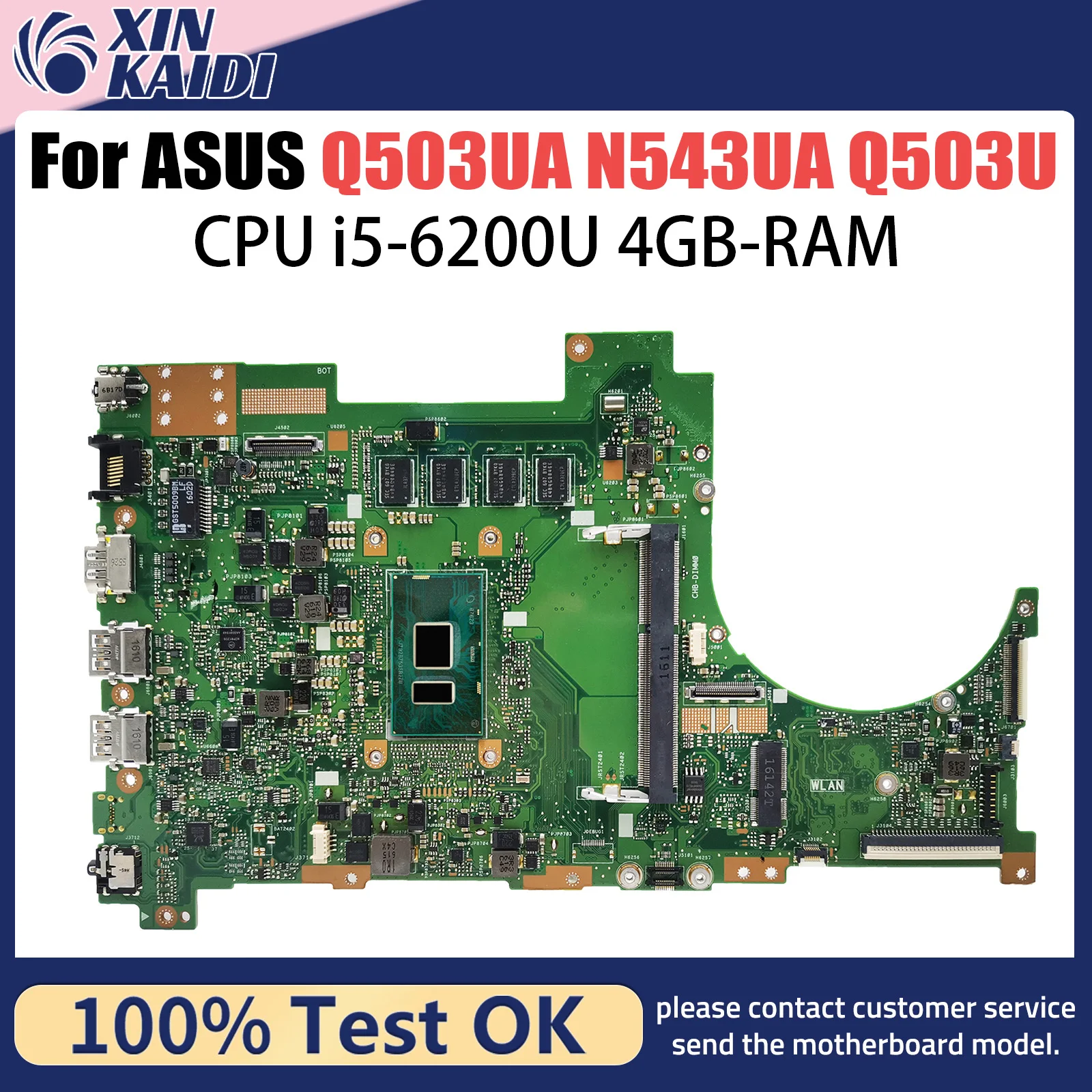 

For ASUS Lptop Mainboard Motherboard Q503 Q503U Q503UA IO BOARD REV 2.0 USB board 100% Tested Well VivoBook Flip 15 Laptop