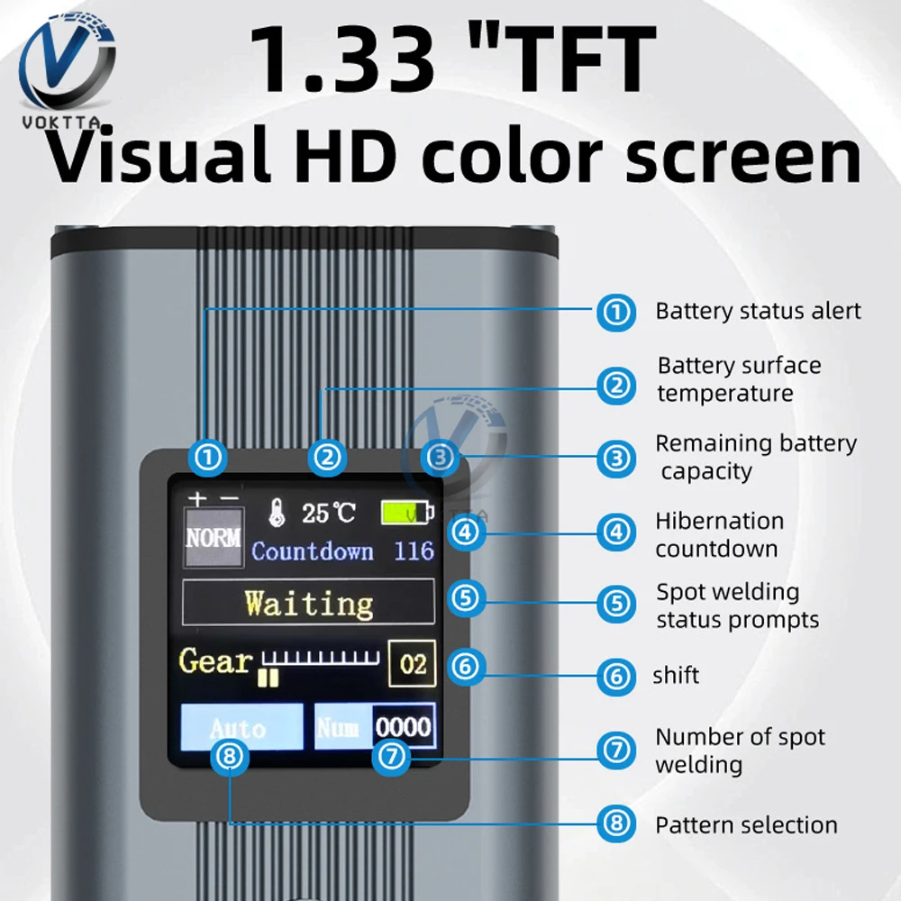 11-biegowa bateria zgrzewarka punktowa regulowana Mini przenośna ręczna zgrzewarka punktowa z cyfrowym wyświetlaczem automatyczna ręczna ulepszona H2