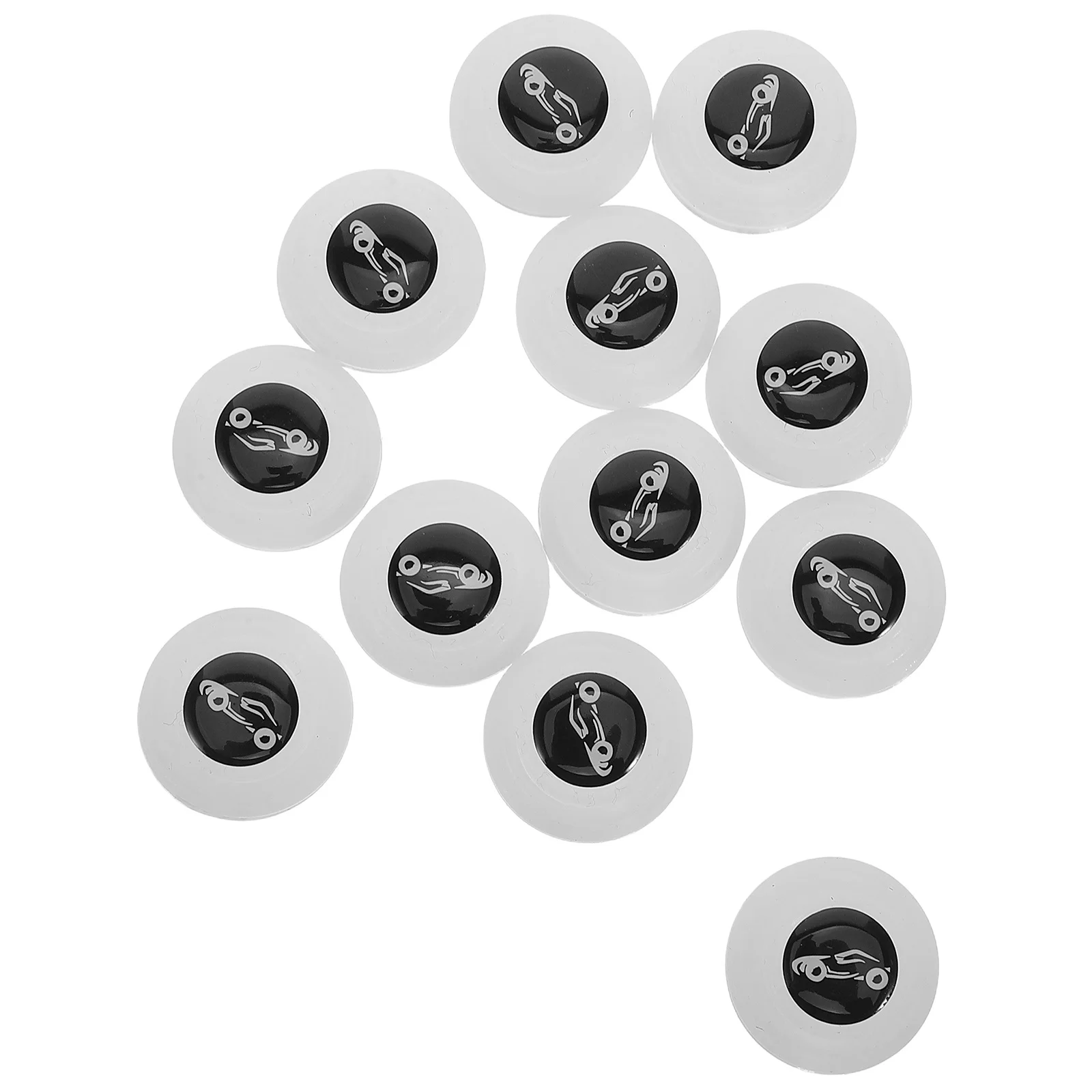 

12 pcs Car Absorber Cushion Luminous Shockproof Noise Reduction Vibration Dampening Pad For Auto Protection Car Bumper