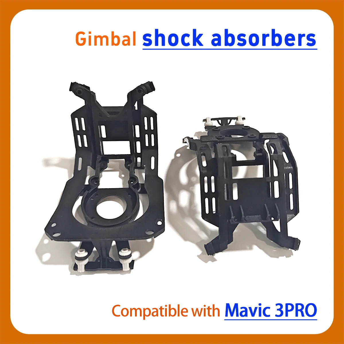 

Новый карданный амортизатор Mavic 3PRO, верхний и нижний кронштейн, демпфер для ремонта и замены дрона DJI Mavic 3PRO.