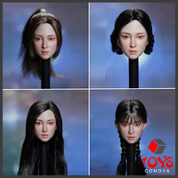 In Stock SUPER DUCK SDH042 1/6 Asian Beauty Head Sculpt Carving Model Fit 12'' TBL Female Suntan Action Figure Body