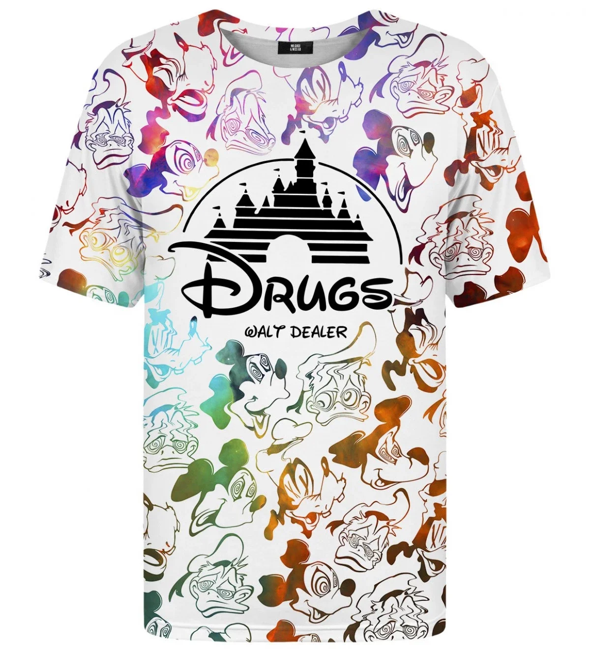 Drugs Walt Dealer T-shirt Disney 3D T-shirt For Men For Women Fashion Retro Short Sleeve Disney Casual T-Shirt#01