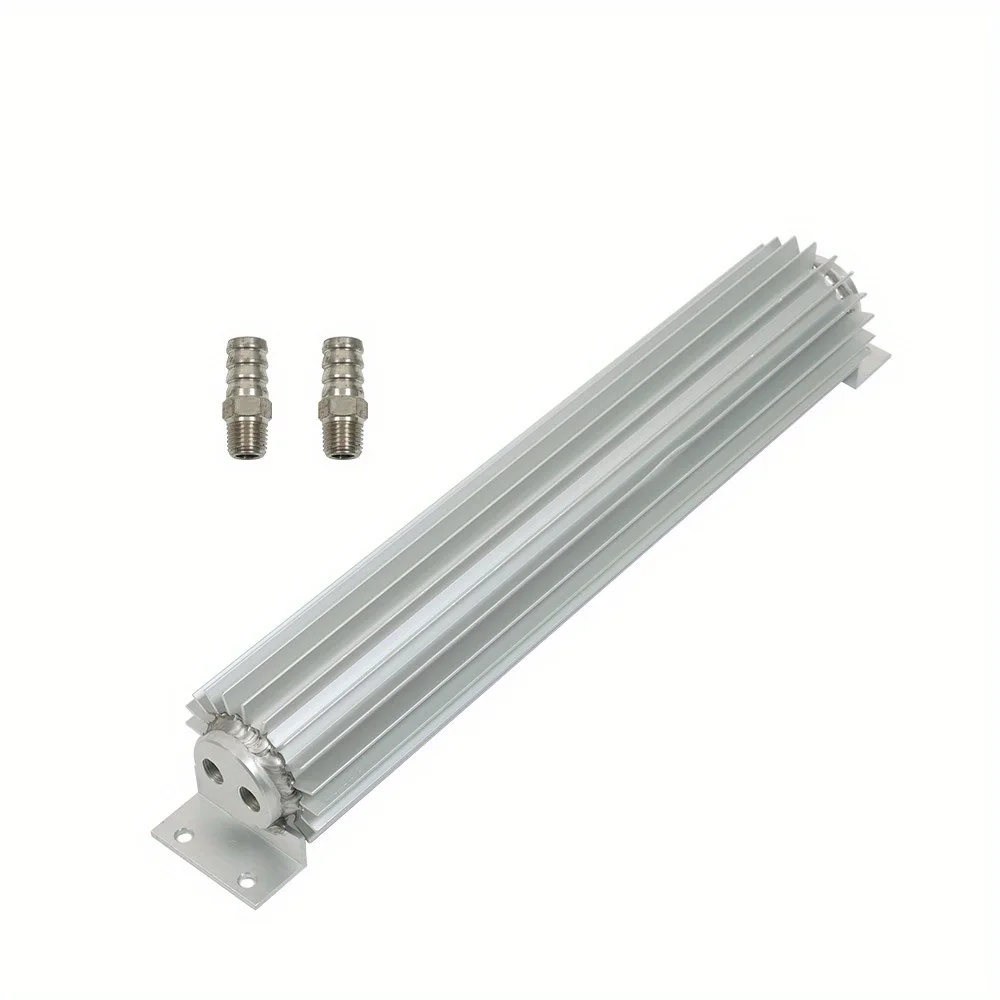 

Sliver 15" Dual Pass Aluminum Finned Transmission Oil Cooler Universal