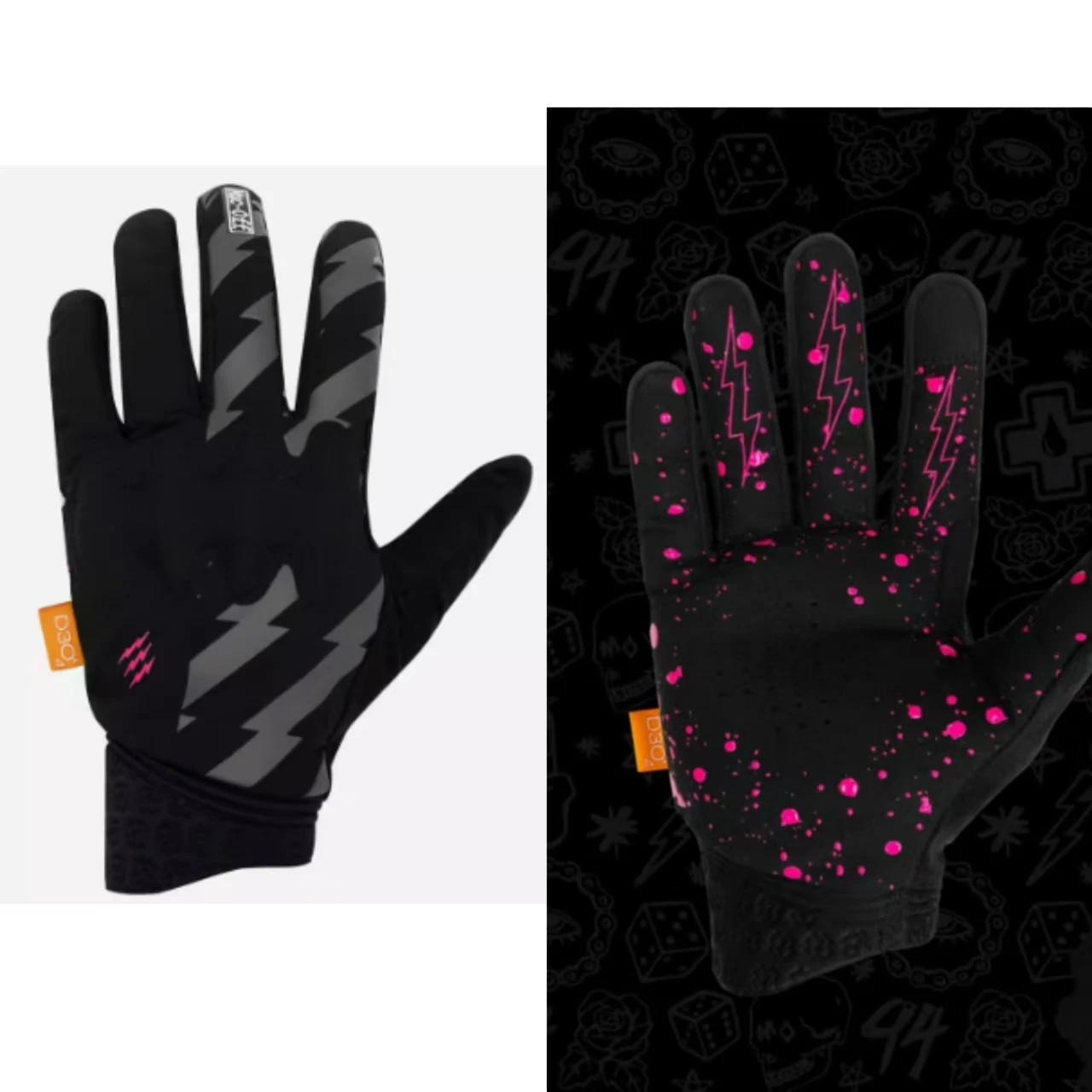 Muc off Bicycle D30 Protective, Breathable, Comfortable, Anti Slip Touch Screen Sensitive, Durable, Riding Long Finger Gloves