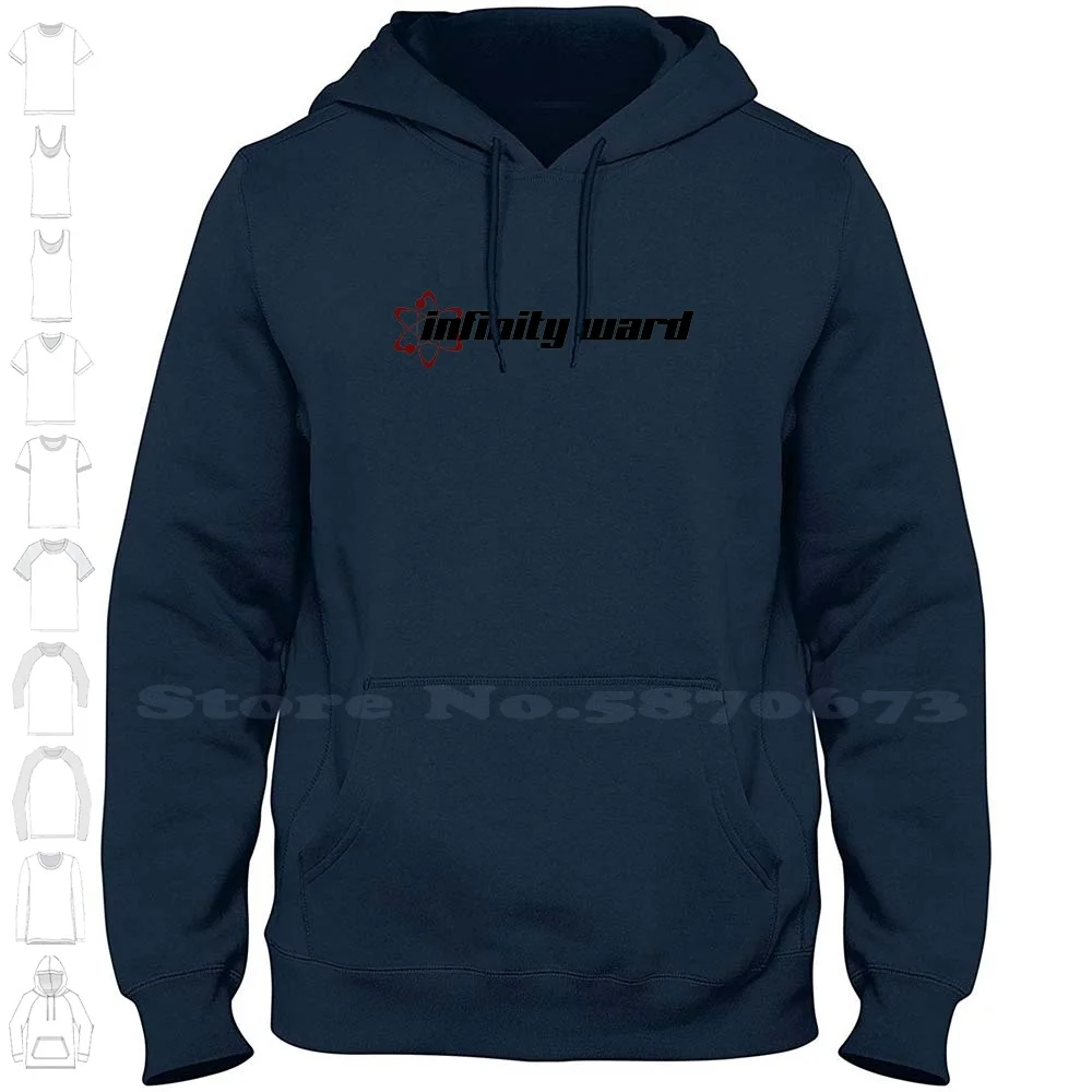 Infinity Ward Logo Casual Clothing Sweatshirt Printed Logo 100% Cotton Hoodie