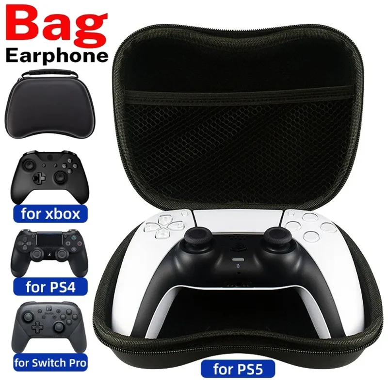 Game Controller Holder Hard Shell Protective Cover Storage Case for Xbox One X PS5 Wireless Controller Safekeeping Carrying Bag