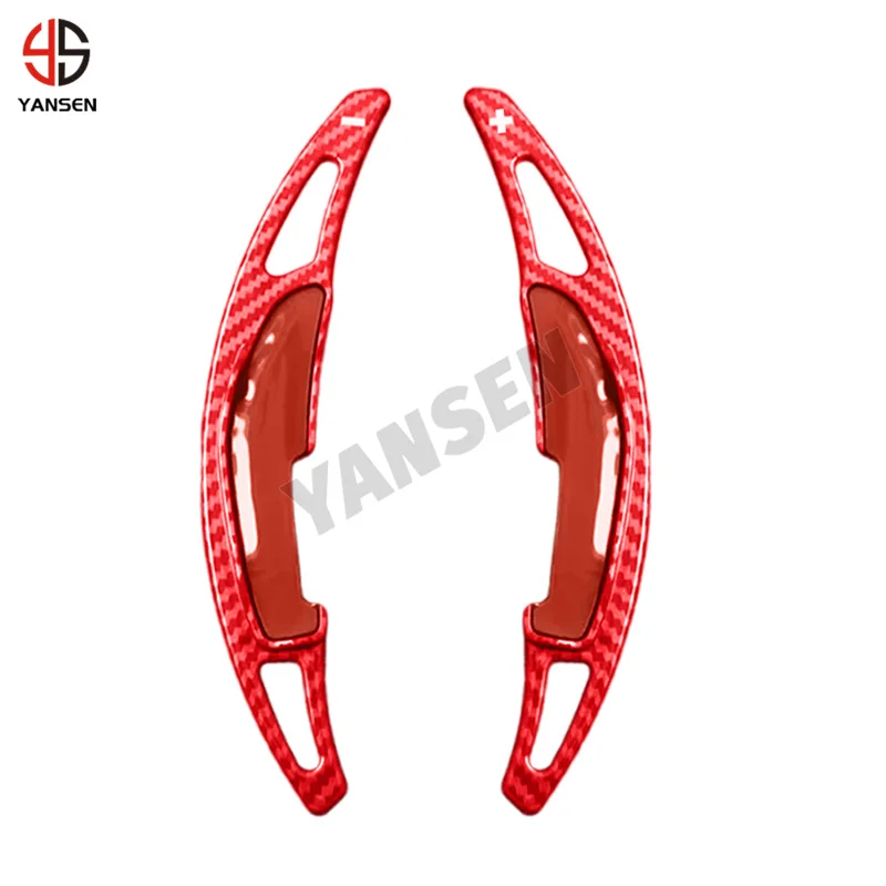 DSG 기어 시프트 패들 M2 F87 M3 F80 M4 F82 F83 M5 F10 M6 F12 F13 X5M F85 X6M 시프트 패들 탄소 섬유 스티어링 휠