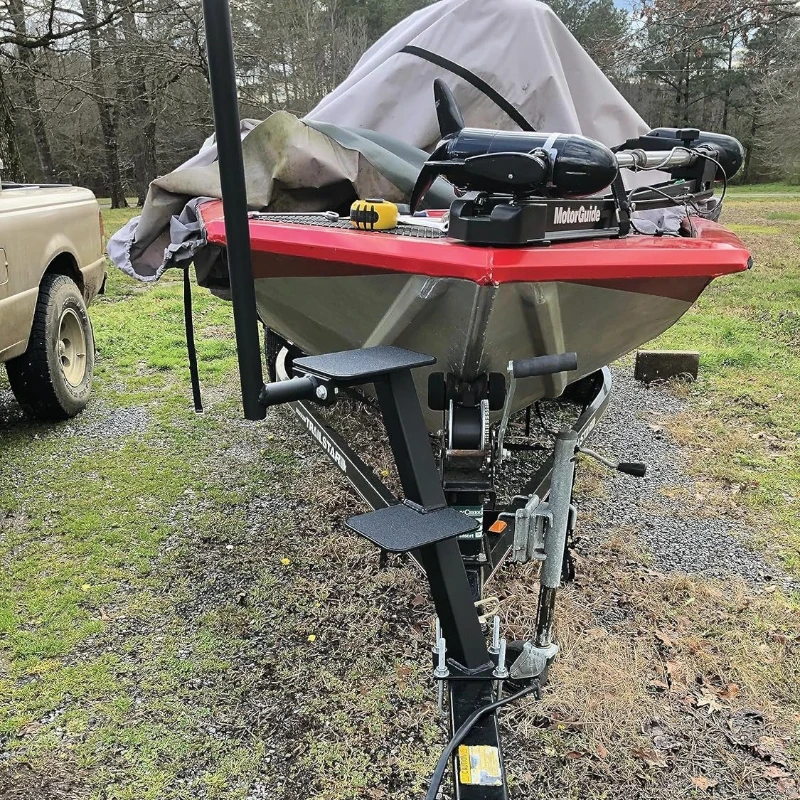 

Универсальная ступенчатая педаль для прицепа, 2-ступенчатая/3-ступенчатая лестница для прицепа, универсальные ступеньки, морские педали