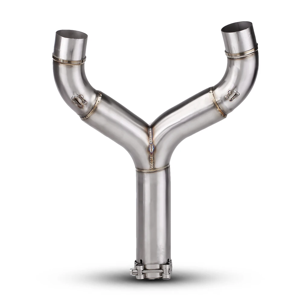 

Shiver 750 motorcycle exhaust Middle Pipe For Aprilia Shiver750 2008-2024 Street Bike motorcycle y type exhaust Adapter Tube
