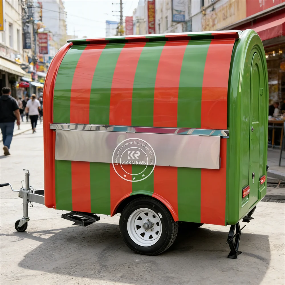 

Commercial Food Trailer Fully Equipped Portable Catering Truck Snack Food Truck For Outdoor Vending