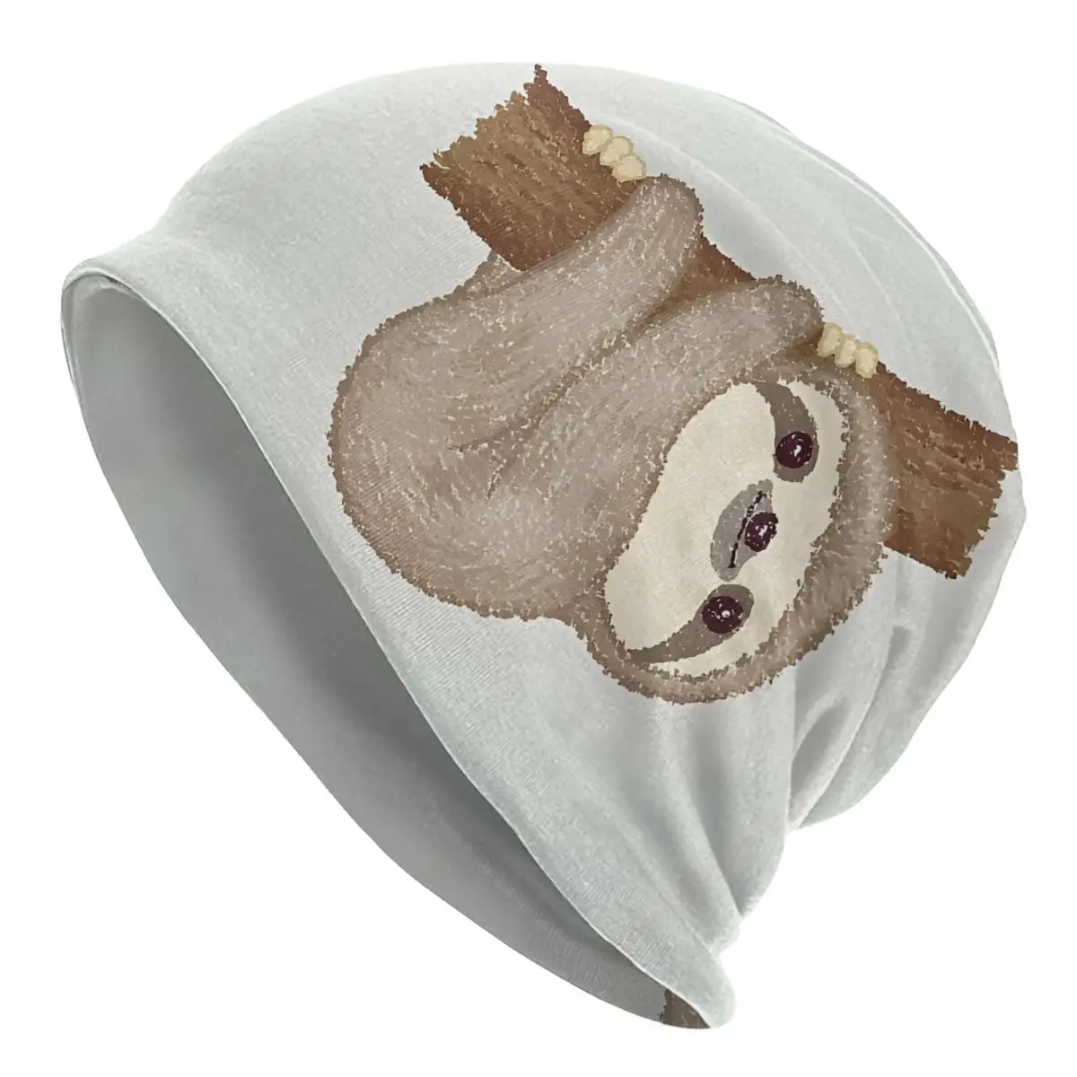 Sloth On The Tree Unisex Bonnet Thin Running Hats Double Layer Hat Breathable Caps