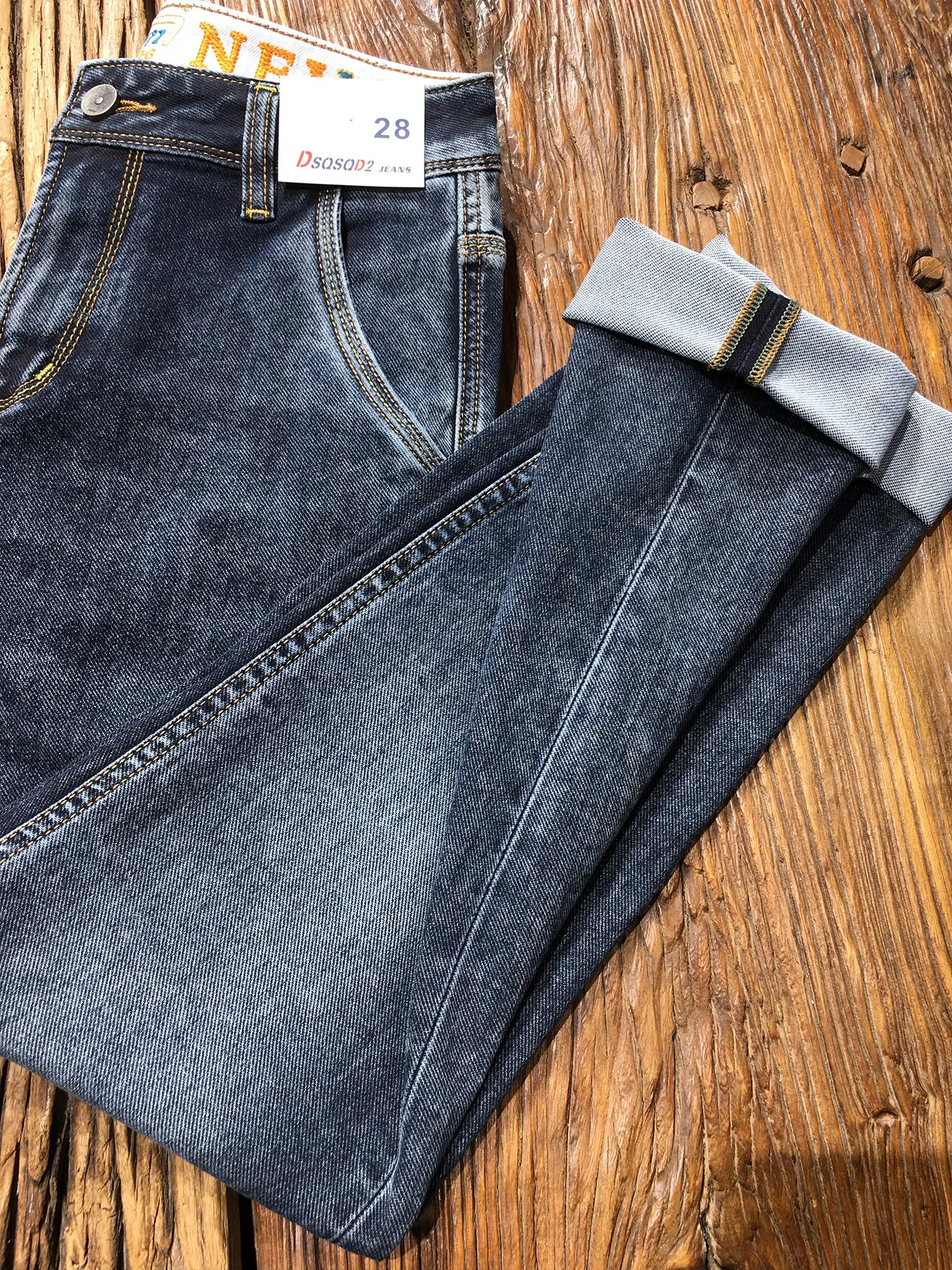 High Quality Trendy Summer 2026 New Arrival Denim Jeans for Men Trendy Blue Grey Casual Stretch Slim-fit Stretch Pants Trousers
