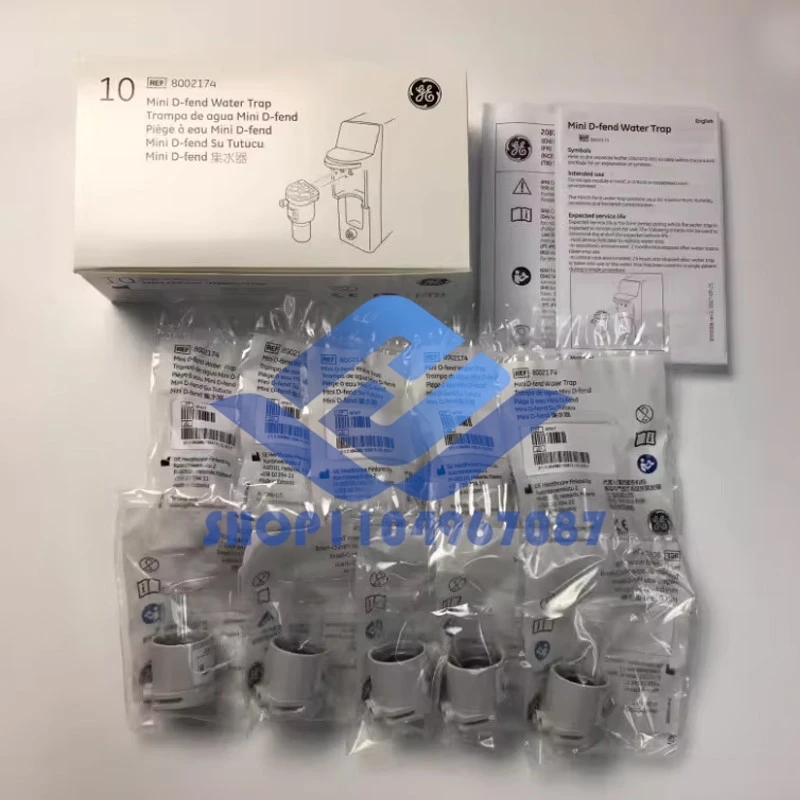 8002174 Water Collect Cup for Datex Ohmeda Mini Water Trap D-fend Water Cup 10pk/box