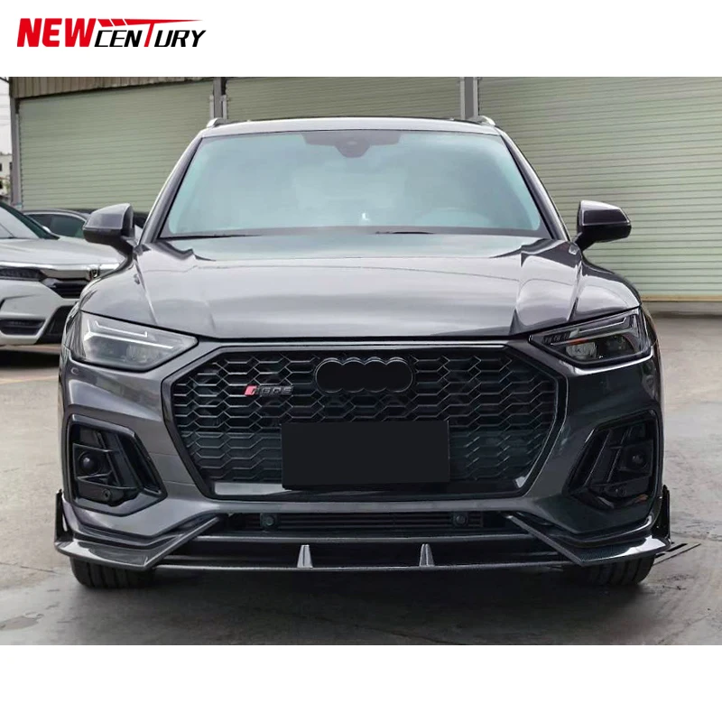 Suitable for 21-24 Audi Q5L modified carbon fiber small surround, carbon fiber front lip, back lip, corner, and tail throat