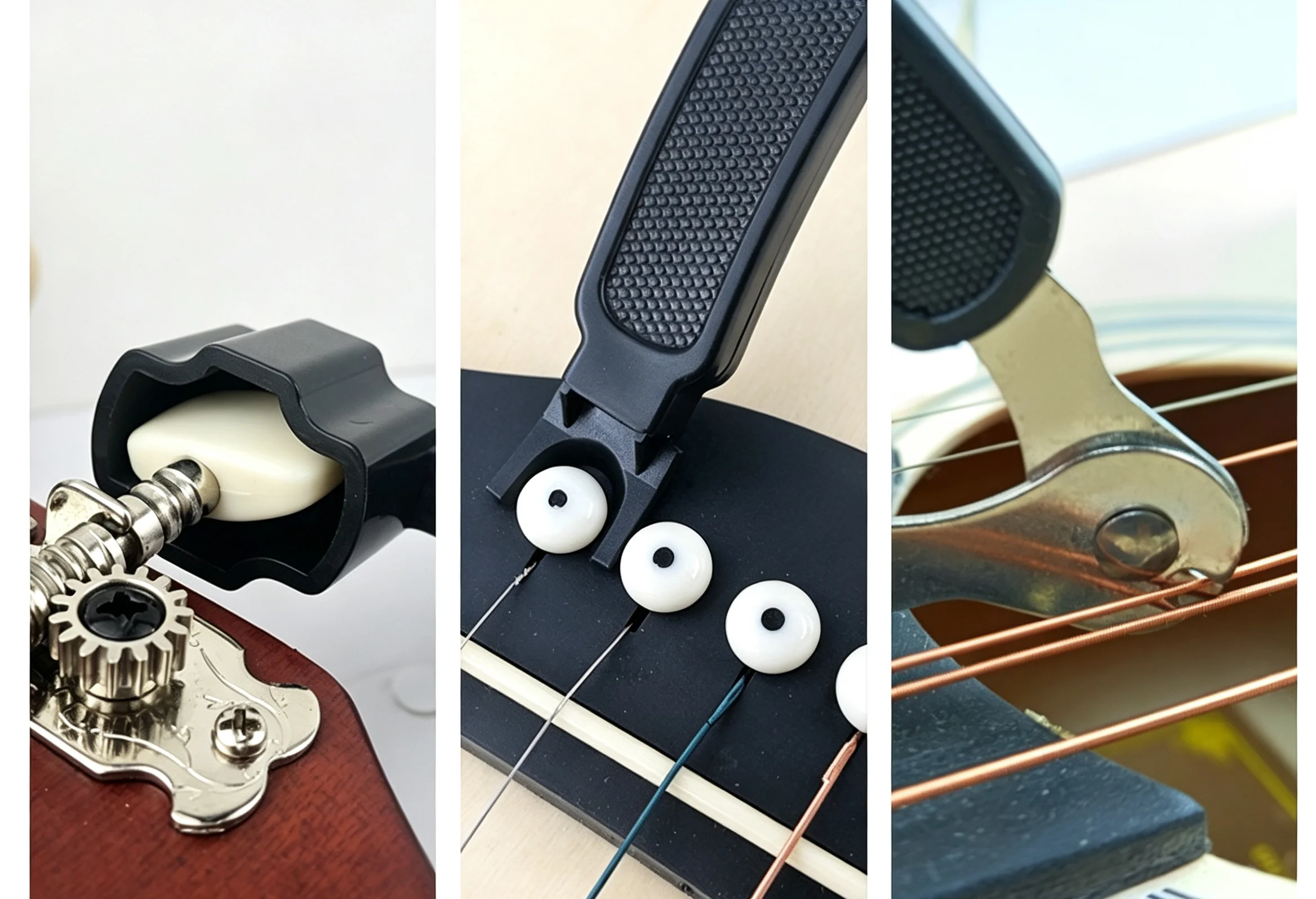 3 in 1 Guitar String Changing Tool, Multifunctional Guitar Winder, String Cutter & Bridge Pin Puller, Guitar Maintenance Accessory, 1 Pc