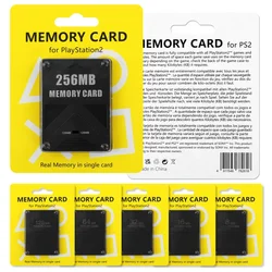 Premium PS2 Memory Card 256MB 128MB 64MB 32MB 16MB 8MB PS2 Memory Card for Sony PlayStation2 Store the Game Progress