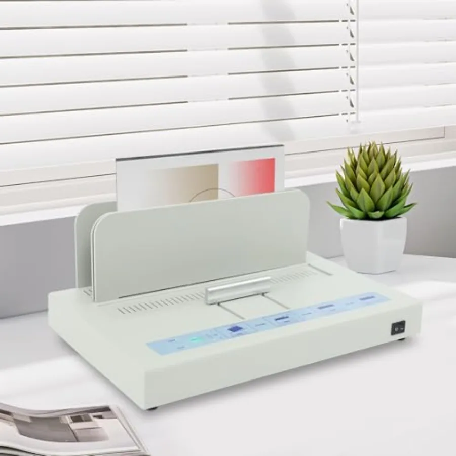 

Термопереплетная машина 110В на 480 листов для переплета книг формата А3/А4, термоклеевая машина для документов, металлическая термопереплетная машина