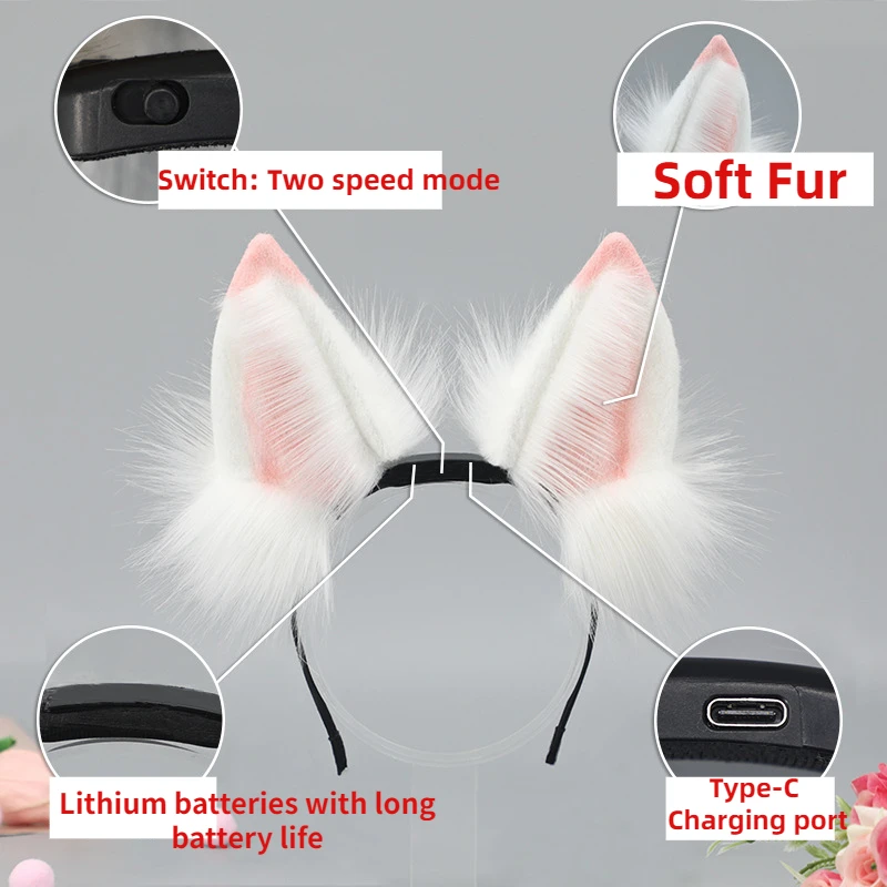 Set De Cosplay Renard – Oreilles, Queue, Collier Et Clips – Déguisement Pour Femme Et Fille Dès 10 Ans – Halloween, Noël, Carnaval, Anniversaire