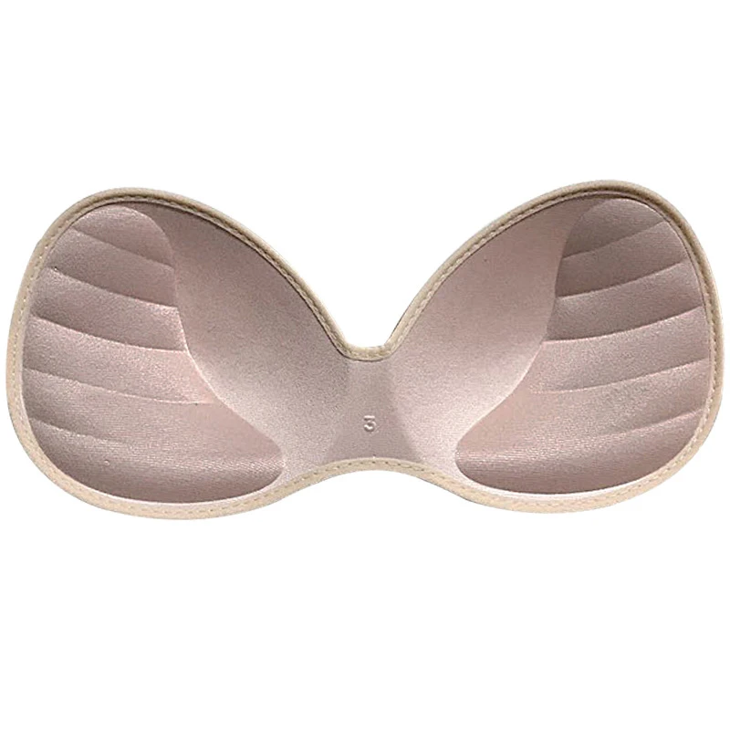 

Swimsuit Pad Insert Chest Padded Bikini Padded Bra Enhancer Sponge Padded Body-fitted Colorful Soft Comfort Bra Pad