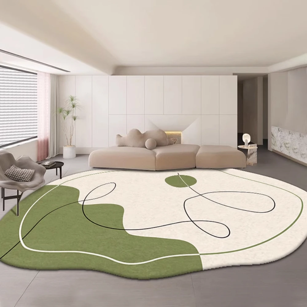 

VIKAMA Summer Cartoon Waterproof And Stain-Resistant Living Room And Bedroom Sofa Imitation Cashmere Rug Home Decor.
