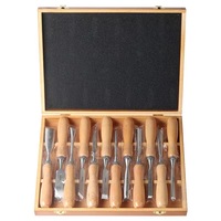 Woodcraft Carpentry Tools 12PCS Wood Carving Hand Chisel Set Lathe Knife DIY Wood Turning Woodworking Professional Gouges