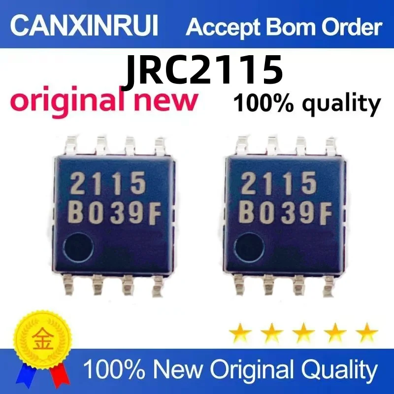 (10-300piezas)Brand new original JRC2115 NJM2115M 2115 SMD SOP-8 spot chip IC one start