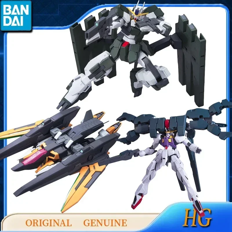 Bandai Original HG GUNDAM 0067 0068 0069 GN-010 ZABANYA GN-011 HARUTE CB-002 RAPHAEL Anime Figures Toys for Kids Gift Assembly