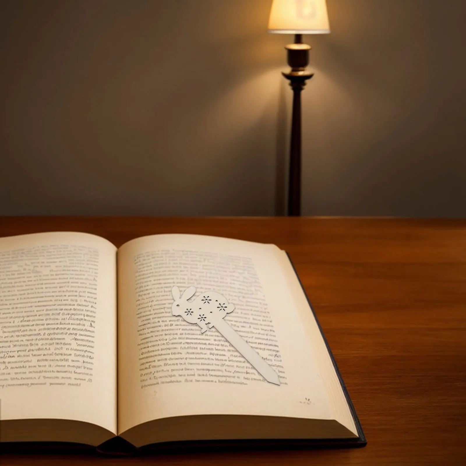 

20Pcs Unfinished Wooden Easter Rabbit Bookmarks DIY Blank Craft Kits for Home Decor Party Favors Lightweight Portable Wood