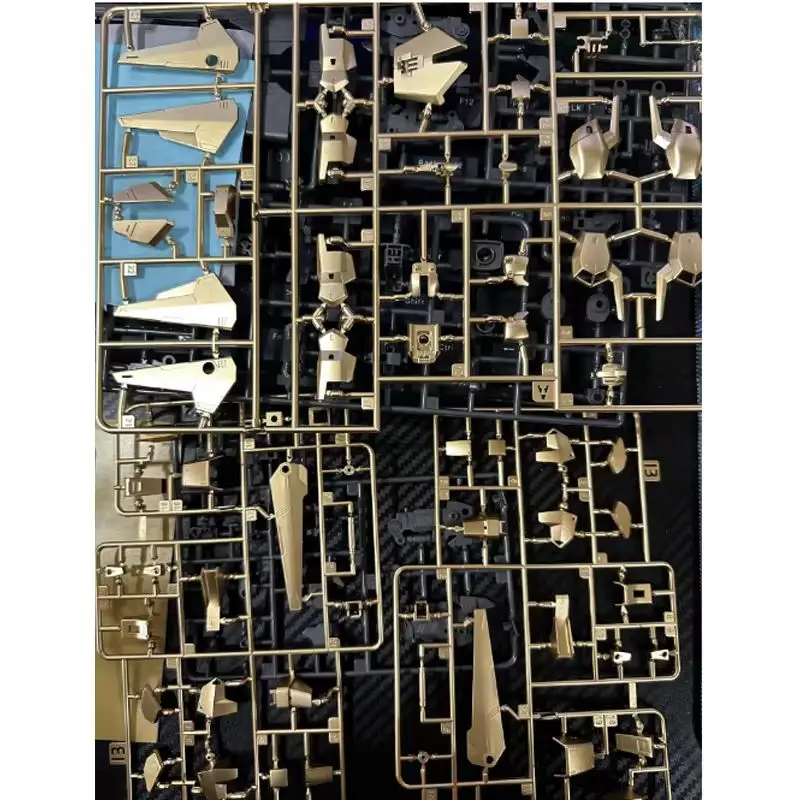 جديد JMS Hayaku Shiki HG 1/144 MSN-00100 إحياء بالكهرباء الذهب نموذج المنقولة المفاصل تحصيل روبوت Mecha أطقم اللعب الهدايا