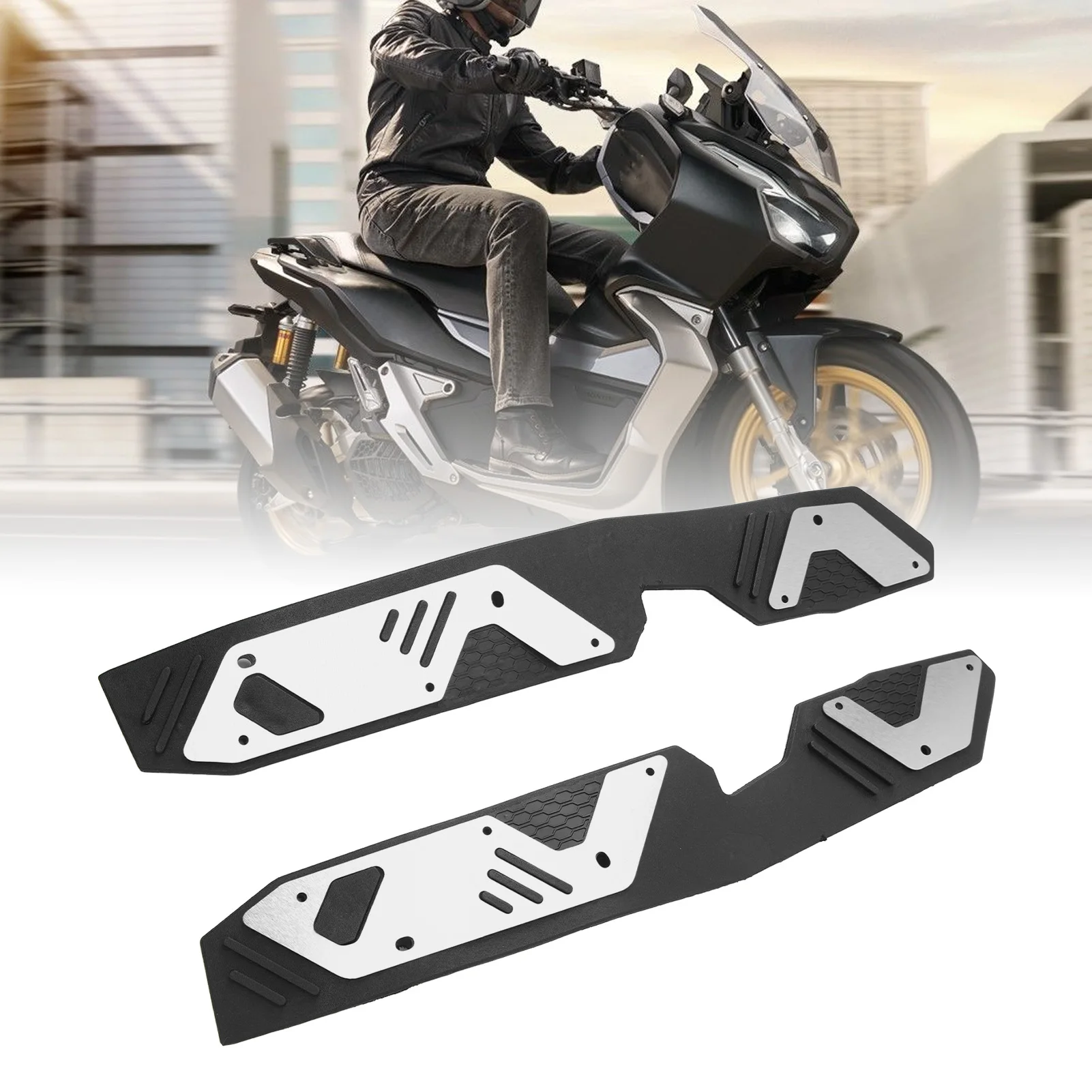 

Накладка на педаль подножки мотоцикла, противоскользящая влево и вправо, стильные, прочные подножки, накладка на пластину для ADV160, 1 пара