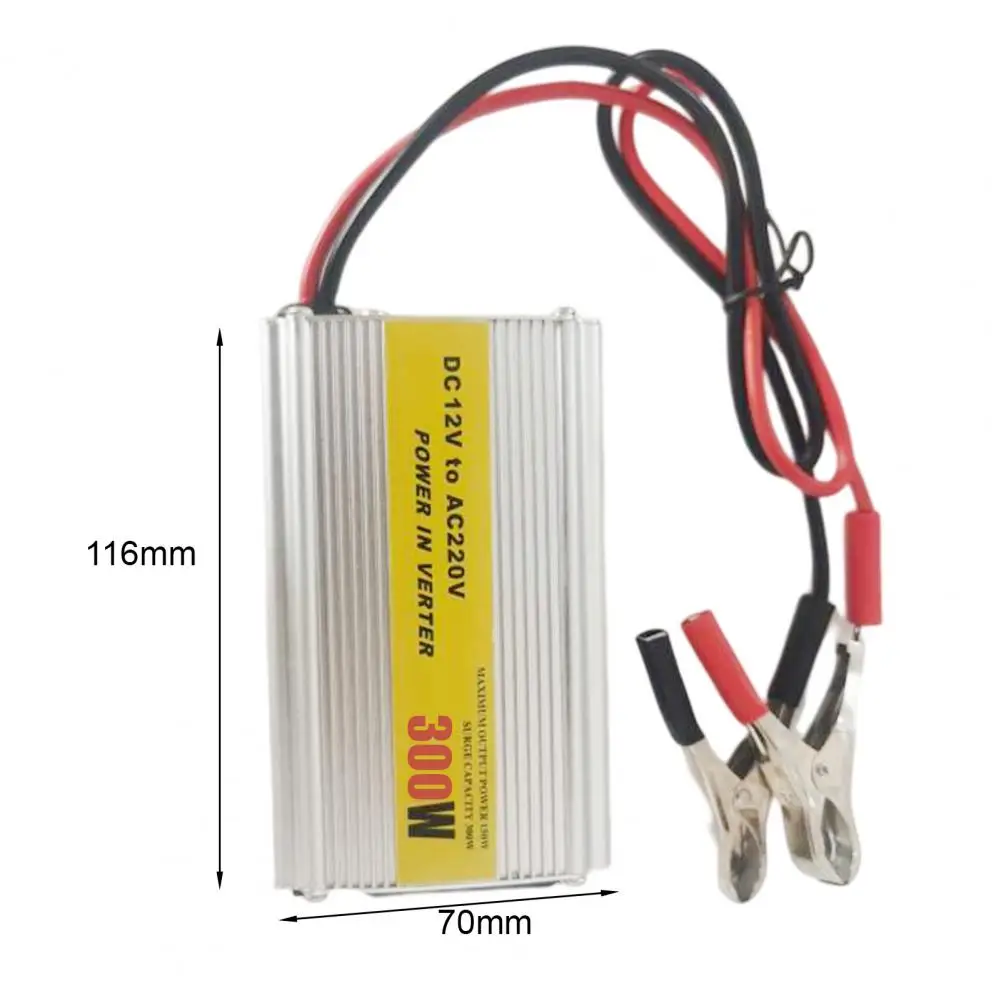 DC 12V To AC 220V Pure Sine Wave Inverter 300W LED Voltmeter Converter Universal USB Voltage Transformer Modified Sine Wave