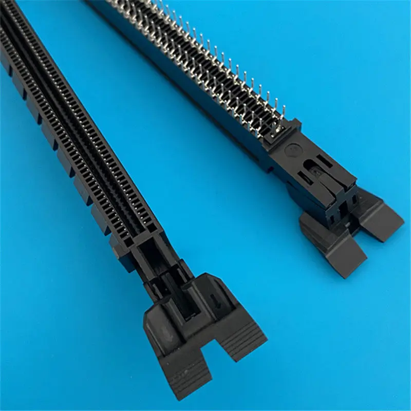 2-10PCS 164P 16x PCI-E Graphics Card Slot, Desktop Motherboard Socket, Fish-Tail Type, Desktop Motherboard