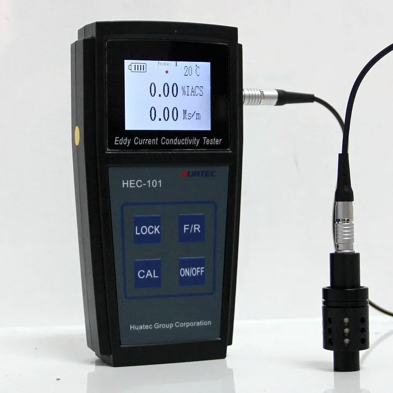 HEC-101 60KHz High Precision Eddy Current Testing Equipment Digital Eddy Current Conductivity Meter