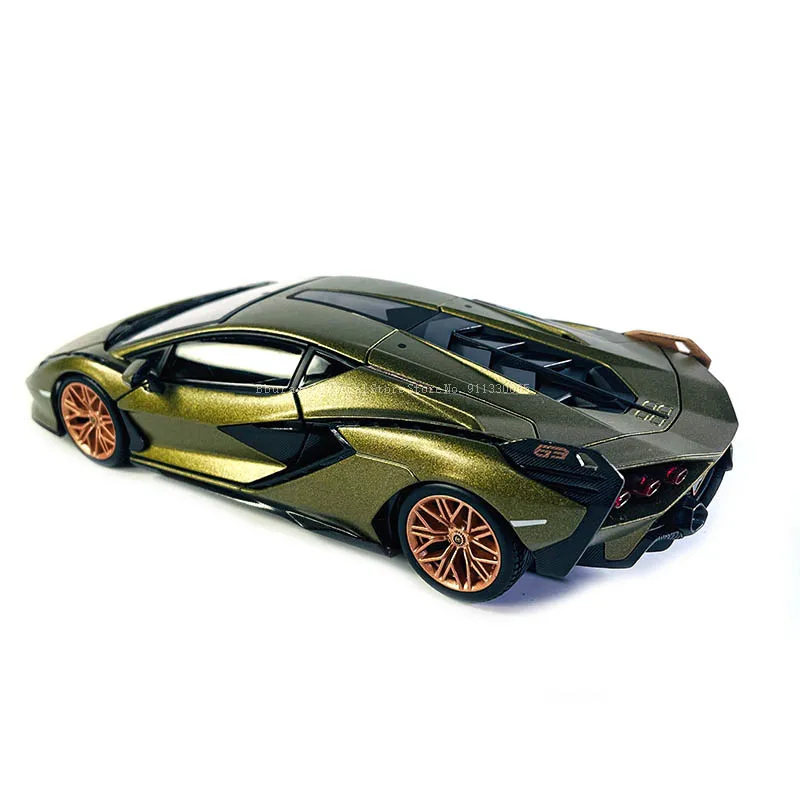 Bburago 1:24 Scale NEW Lamborghini Sian FKP 37  Alloy Luxury Vehicle Diecast Cars Model Toy Collection Gift