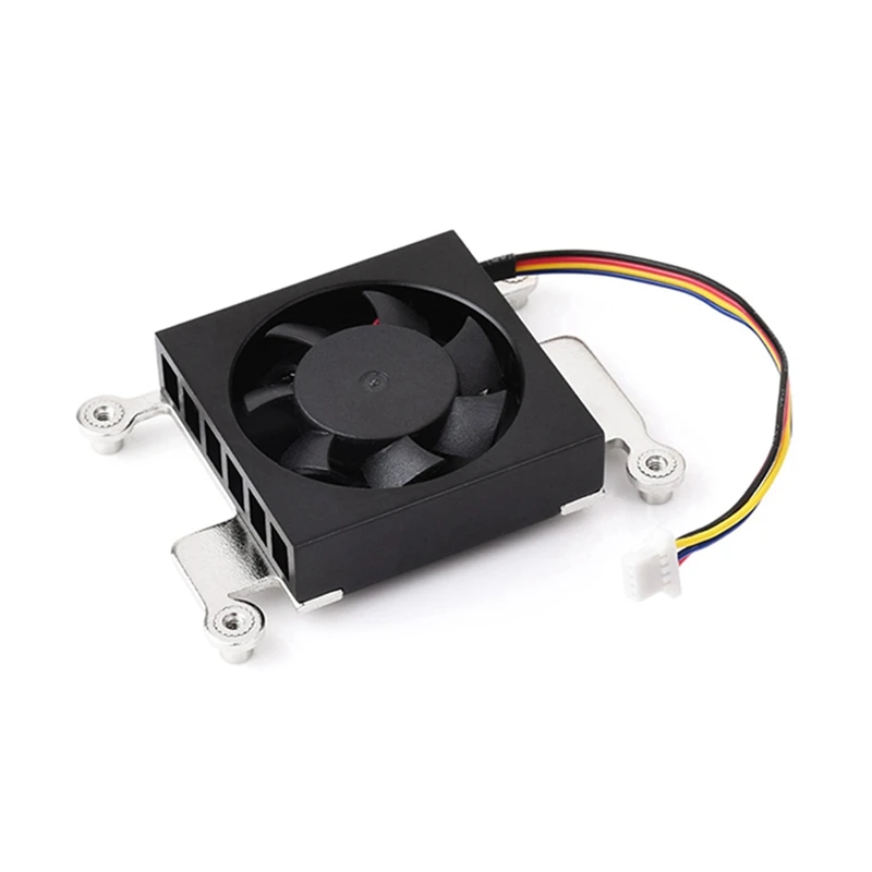 BAAZ HOT Cooling Fan For Raspberry Pi Compute Module 5, CM5 Heatsink Cooler Radiator, 5V Power Supply, With Thermal Tapes