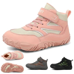 Little/Big Kid Wide High Top Barefoot Shoes | Street-Style Minimalist Sneakers for Boys/Girls | Natural & Healthy Fit